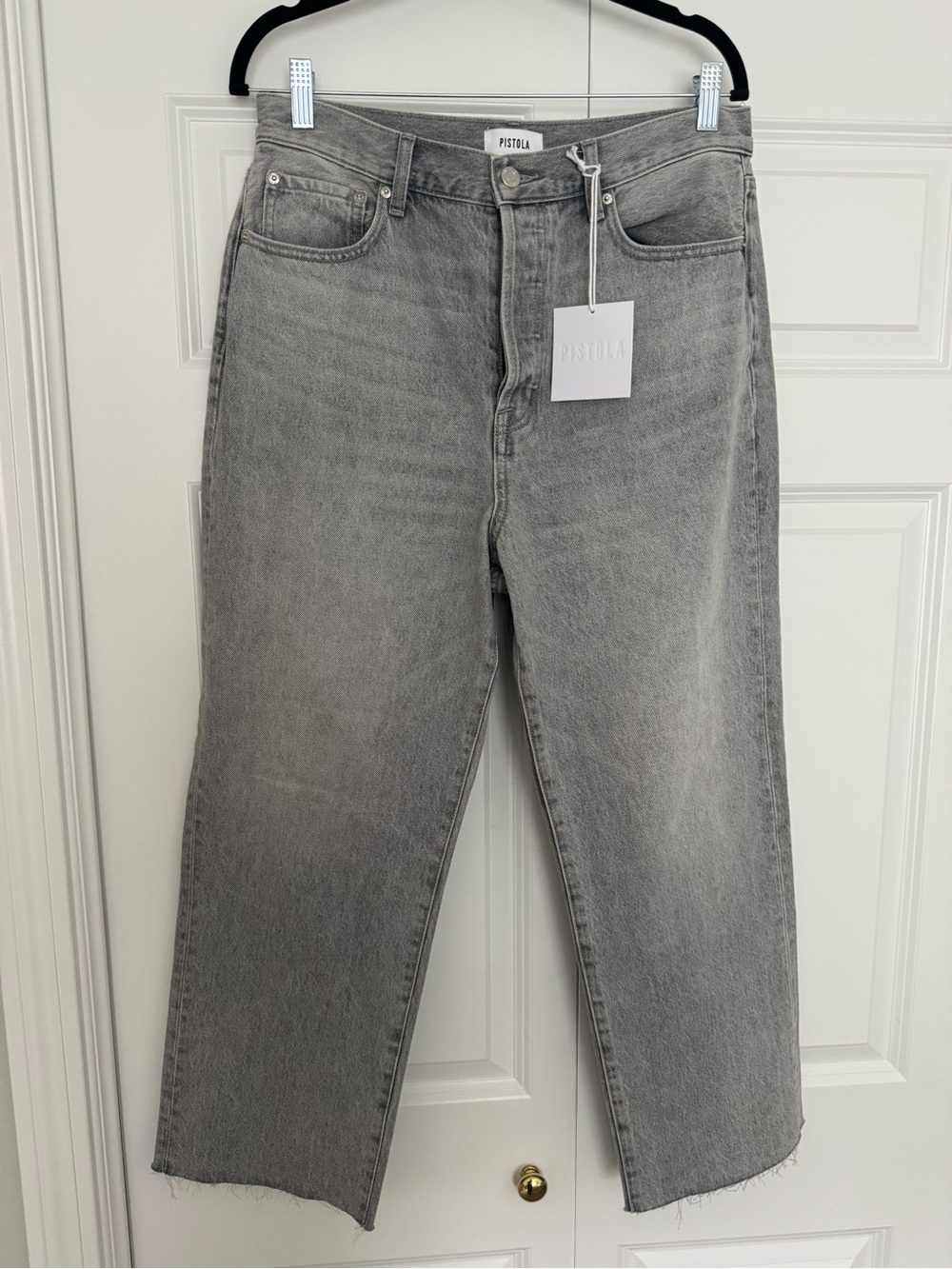 Pistola Cassie Crop Super High Rise Straight-Leg Jeans BRAND NEW
